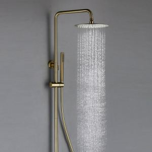 Colonne de Douche Doré Brosse