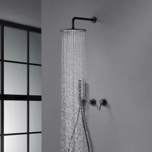Colonne de Douche Encastrable Noire