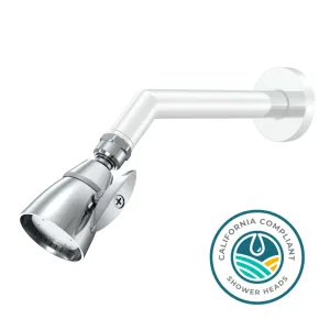 All Metal 2-Inch High Pressure Shower Head, Variable Pattern, 1.75 GPM