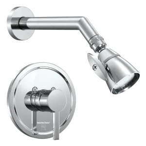 All Metal 2-Inch High Pressure Shower Head Set - Complete Shower System with Valve and Trim, 2.5 GPM