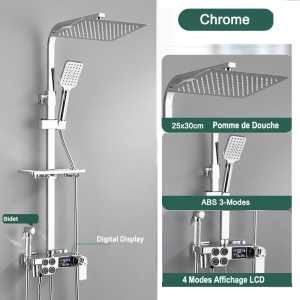 Colonne de Douche Ecran LCD
