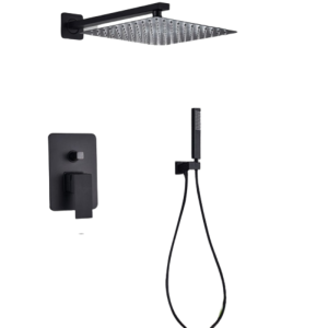 Colonne de Douche Encastrable Noire