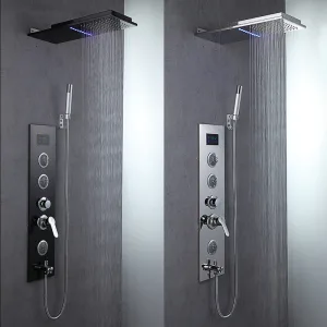 Colonne de Douche Hydromassante Encastrable